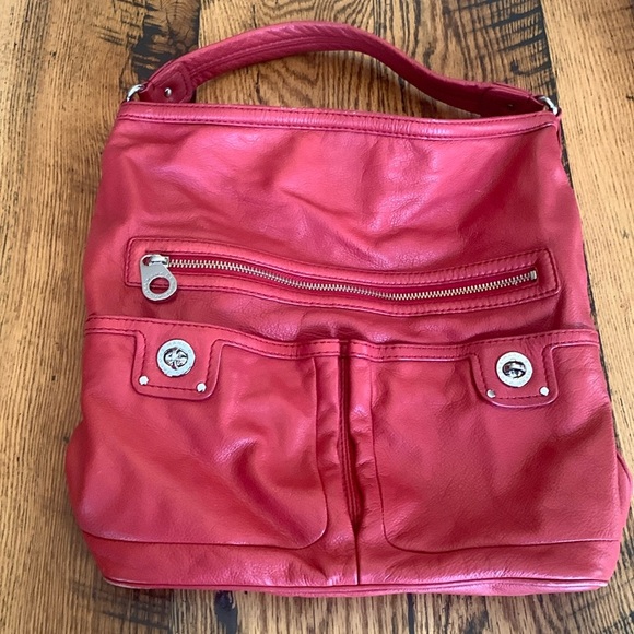 Marc by Marc Jacobs red Stylish Leather Women's Bag hobo bag shoulder bag - Picture 1 of 13